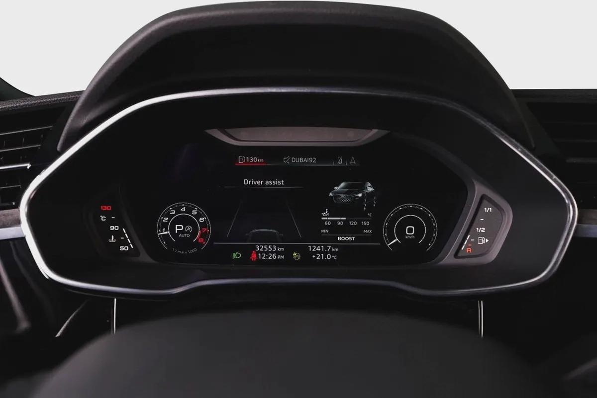 Audi RSQ3 Sportback-Premium Leather Interior-Red Interior Inserts-Honeycomb Stitching-12-12