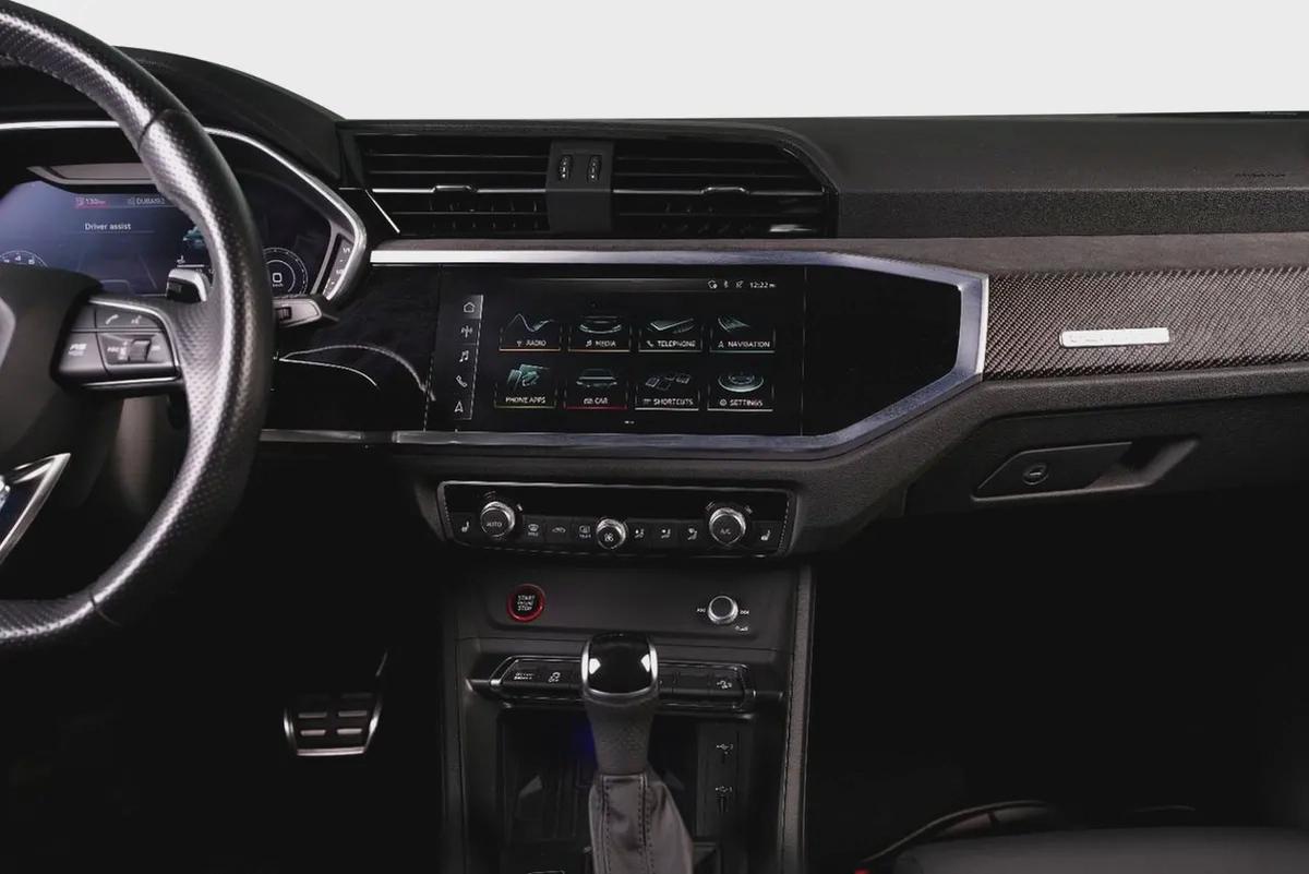 Audi RSQ3 Sportback-Premium Leather Interior-Red Interior Inserts-Honeycomb Stitching-13-13