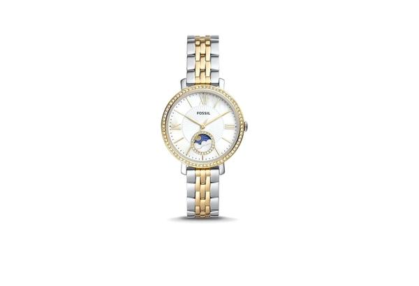 Fossil Women's Jacqueline Round Shape Analog Stainless Steel Wrist Watch ES5166 - 36mm