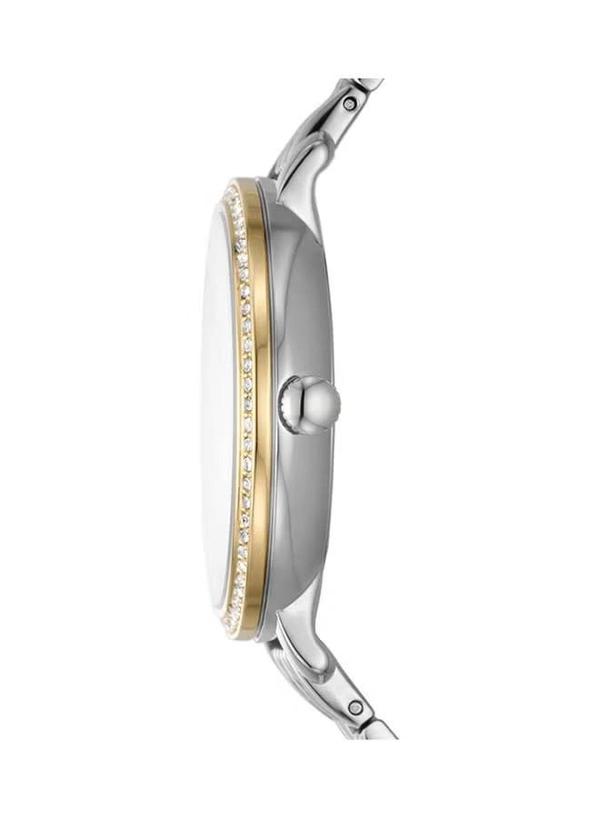 Fossil Women's Jacqueline Round Shape Analog Stainless Steel Wrist Watch ES5166 - 36mm