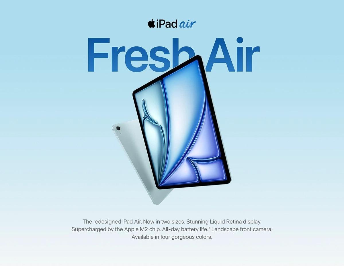 Apple iPad Air 11-inch with M3 chip - Purple (International Version)-1-1