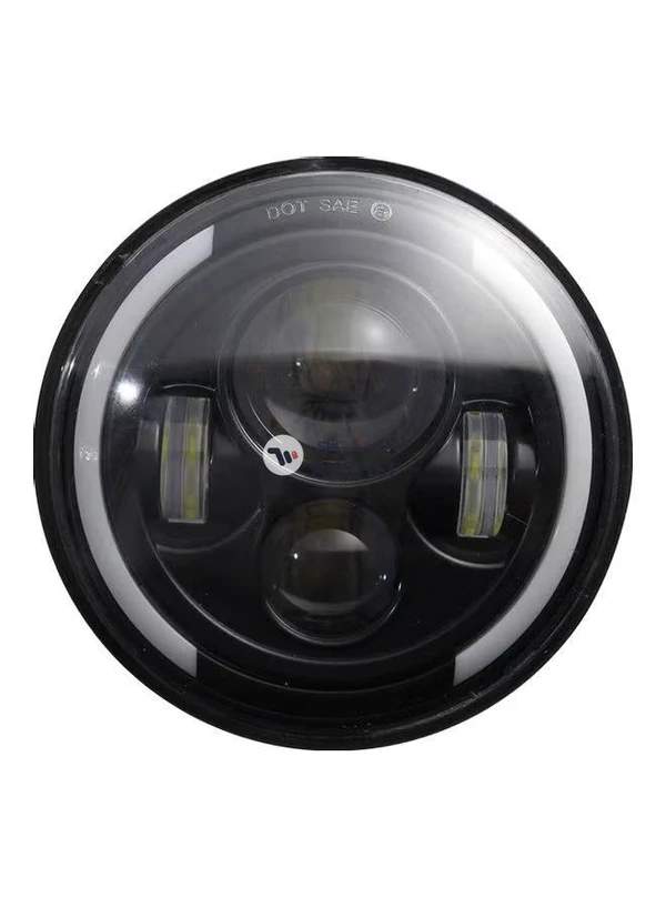 Generic 7-Inch Round Shaped LED Front Headlight For Jeep Wrangler JK LJ