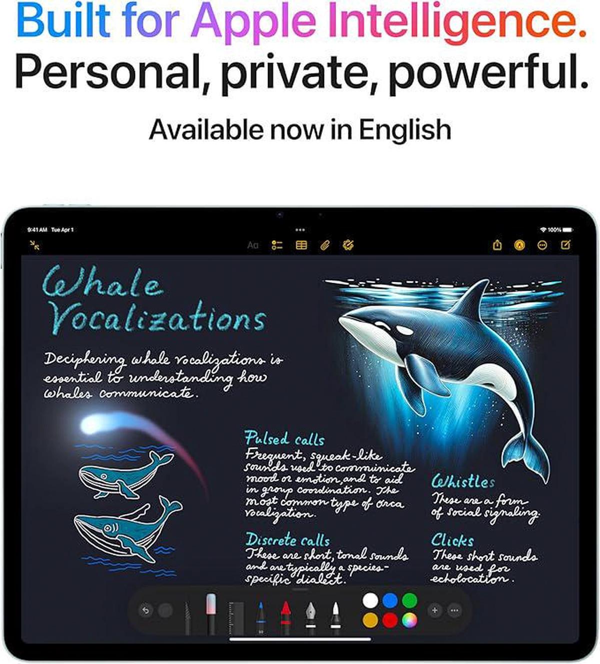 Apple iPad Air 11-inch with M3 chip - Blue (International Version)-1-portrait