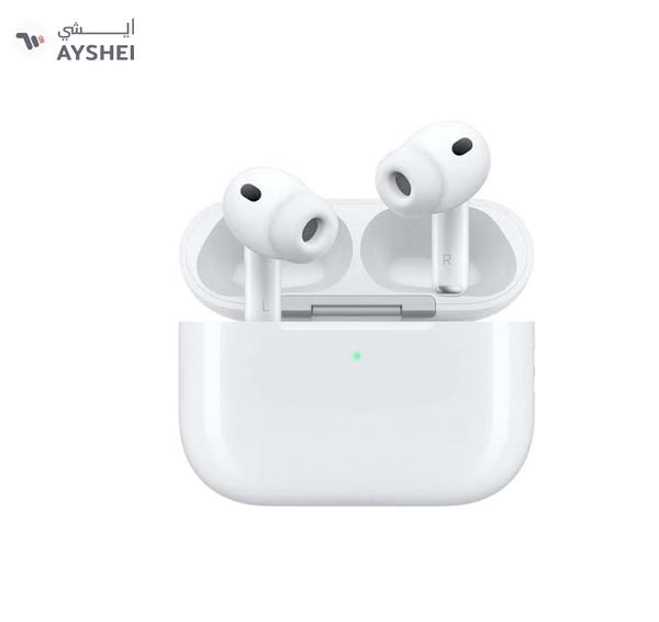 Apple AirPods Pro 3 Wireless Earbuds, Bluetooth Headphones, Active Noise Cancellation, Hearing Test, Hearing Aid,Hearing Protection features, Heart rate sensing during workouts, Live Translation, High-Fidelity Sound, H2 Chip, USB-C Charging - White