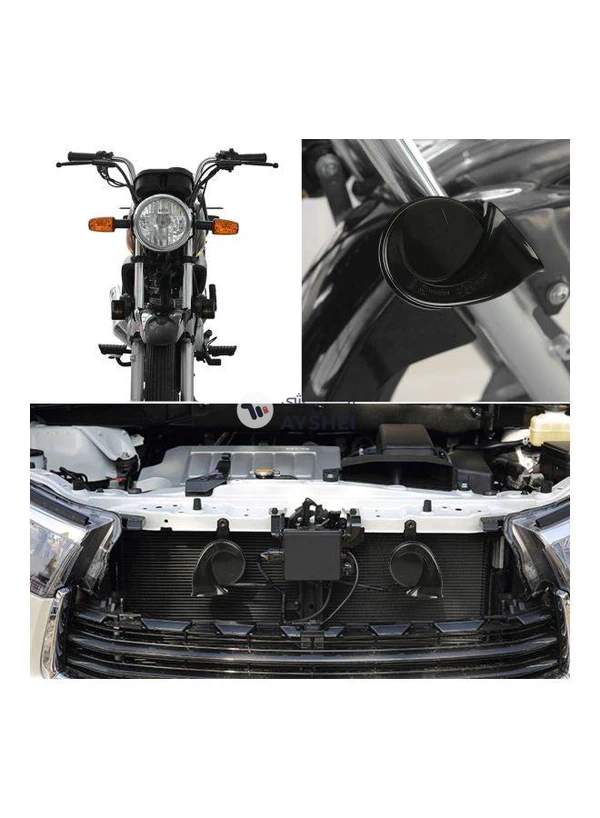 Generic 2-Piece Electric Car Horn Set