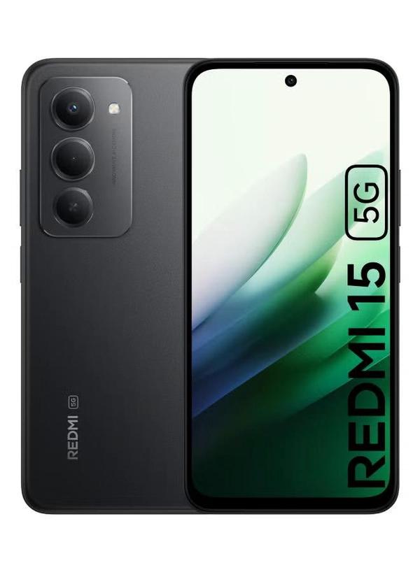 Xiaomi Redmi 15 5G Dual SIM Midnight Black 8GB RAM 256GB - Global Version