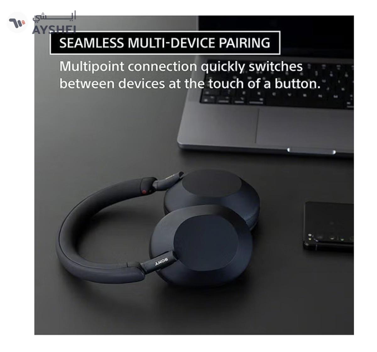 Sony WH-1000XM5 Wireless Noise-Cancelling Headphones Black-5-5