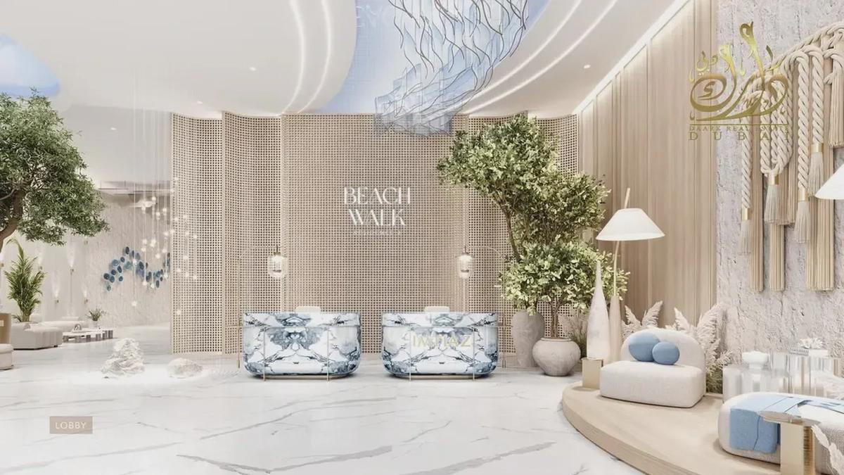 Sea View 2BR Apartment | Beach Walk 4 | Furnished | Resort-Style Amenities-0-0