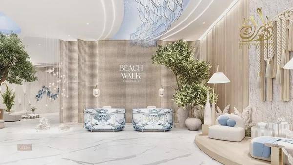 Sea View 2BR Apartment | Beach Walk 4 | Furnished | Resort-Style Amenities