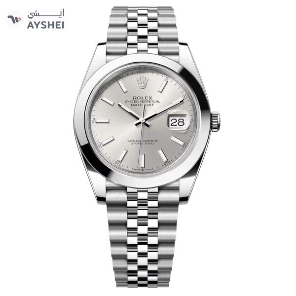 Rolex Datejust 41mm Steel Silver Dial Jubilee Bracelet