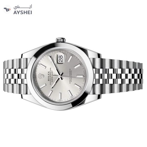 Rolex Datejust 41mm Steel Silver Dial Jubilee Bracelet
