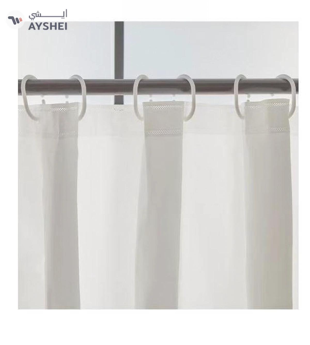 CURTAIN Fiesta 3D Shower Curtain with 12 C Hooks 200 x 180 cm-2-2