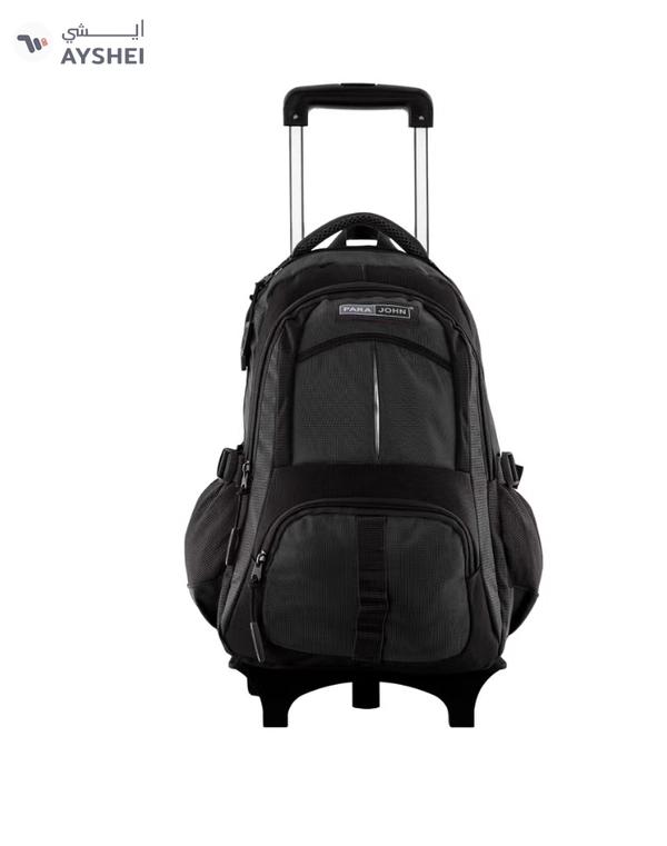 PARAJOHN Unisex Rolling Trolley Backpack with Adjustable Strap