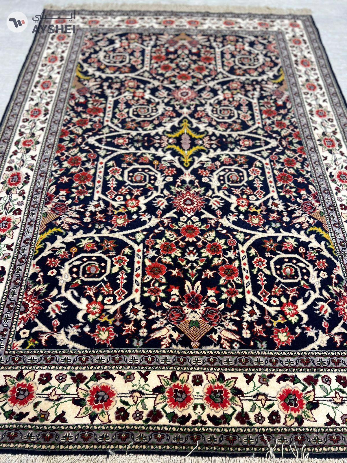 Handmade Silk & Wool Carpet-0-portrait