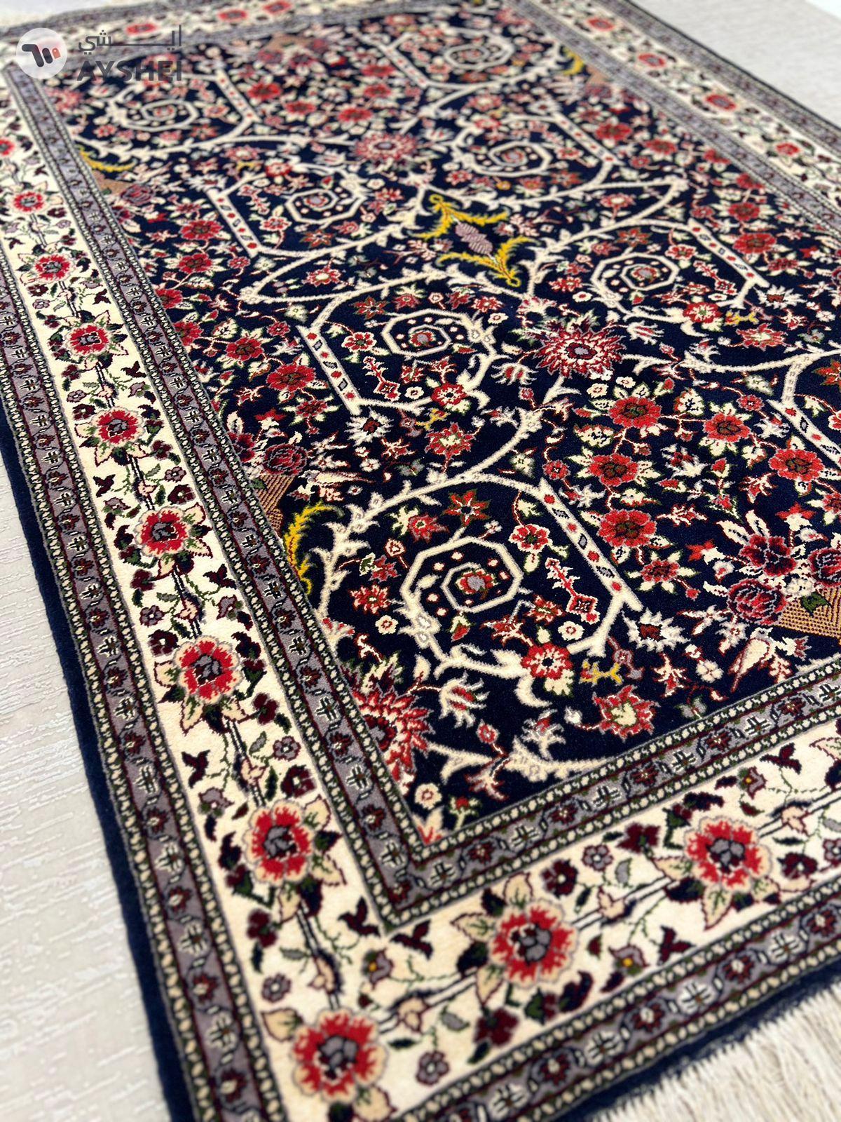Handmade Silk & Wool Carpet-2-2