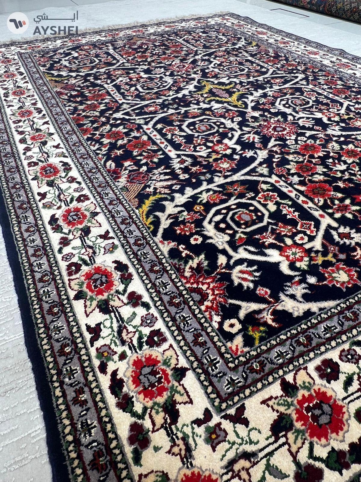 Handmade Silk & Wool Carpet-5-5