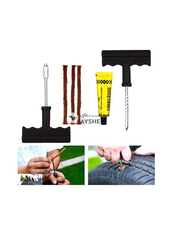 Generic Tyre Puncture Repair Kit Tubeless Car Motorcycle Van Bike Tool Plug Emergency