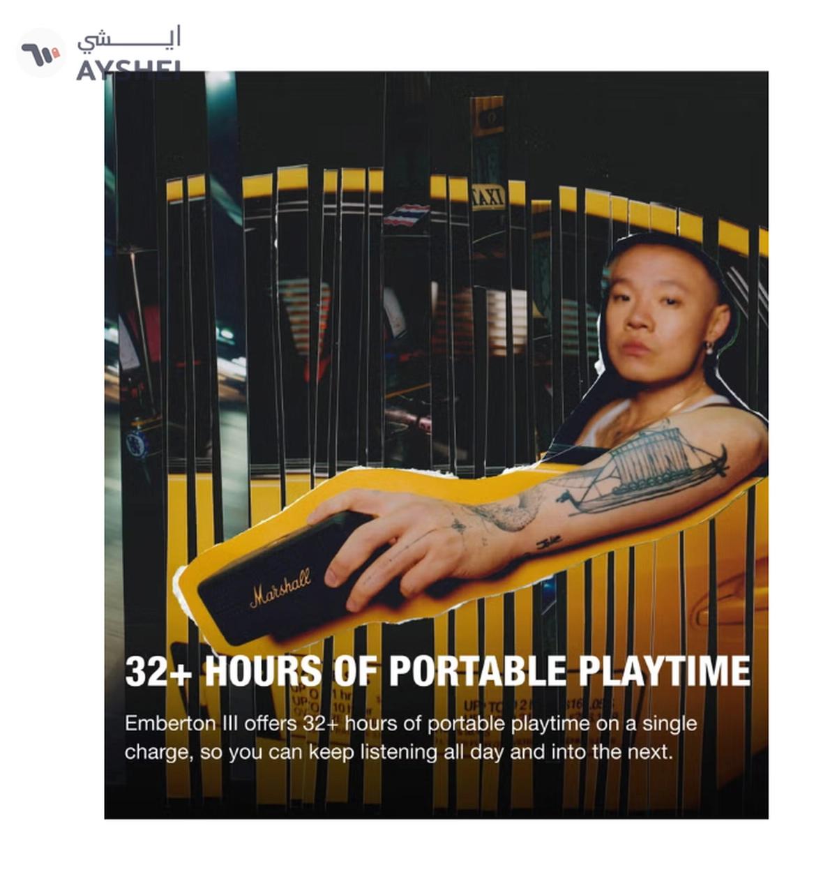 Marshall Emberton III Portable Bluetooth Speaker-4-4