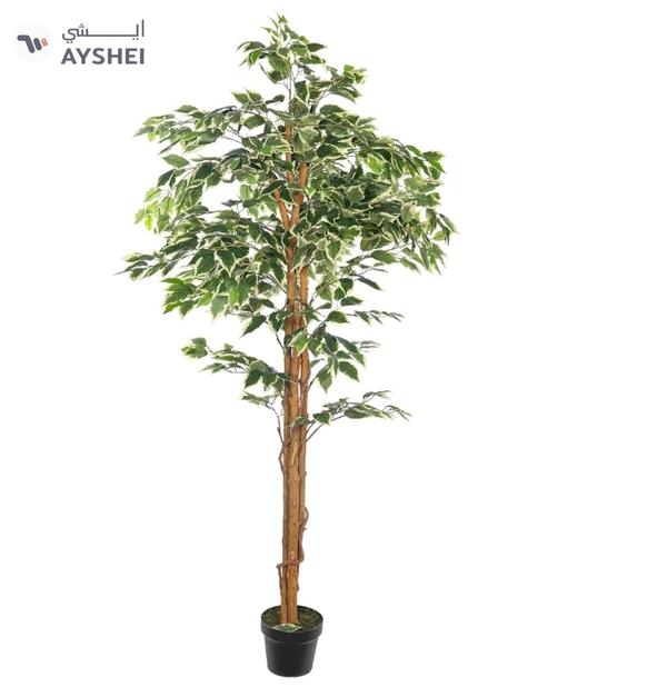 YATAI DECOR Nearly Natural Artificial Ficus Plant 1.8 Meters High Ficus Tree Fake Plant
