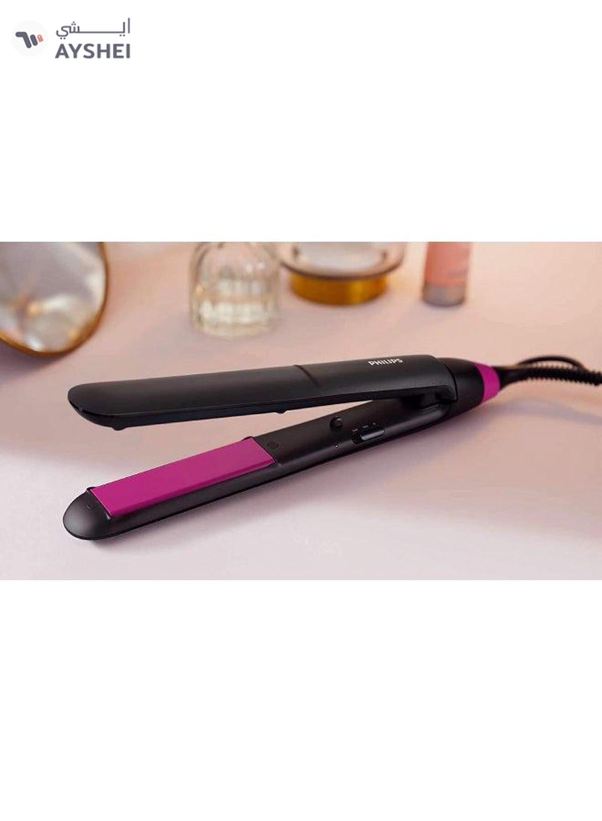 Philips StraightCare Essential Thermo Protect Straightener BHS375 (2) Years Warranty Black/Purple-1-portrait