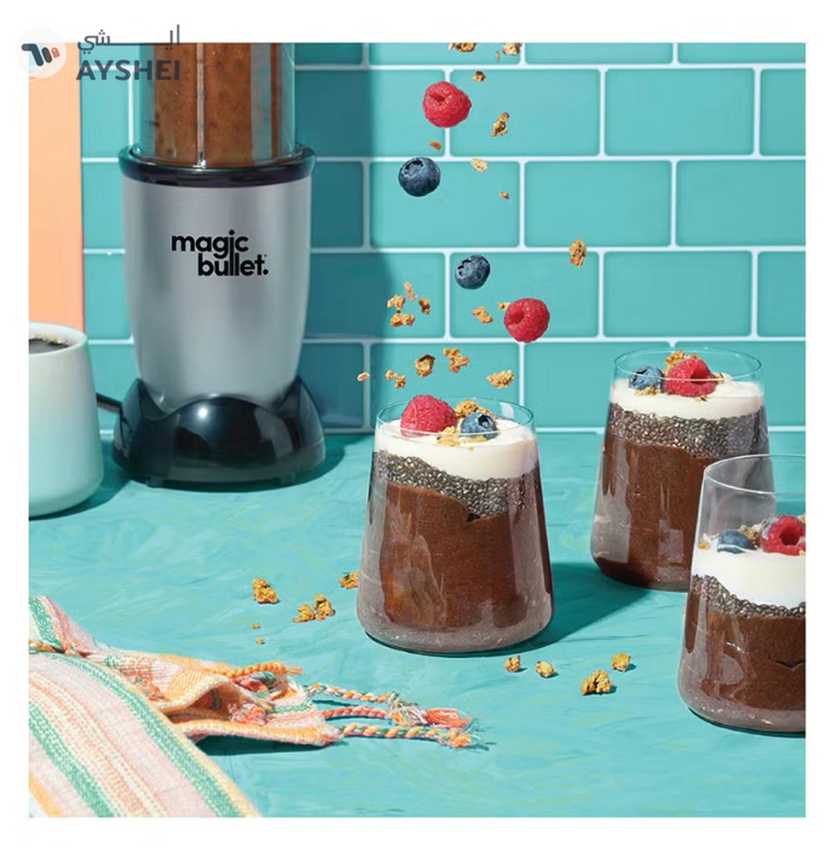 Magic Bullet 9-Piece High-Speed Blender/Mixer System 532 ml 400 W MB4-1012 Silver/Clear/Black-6-6