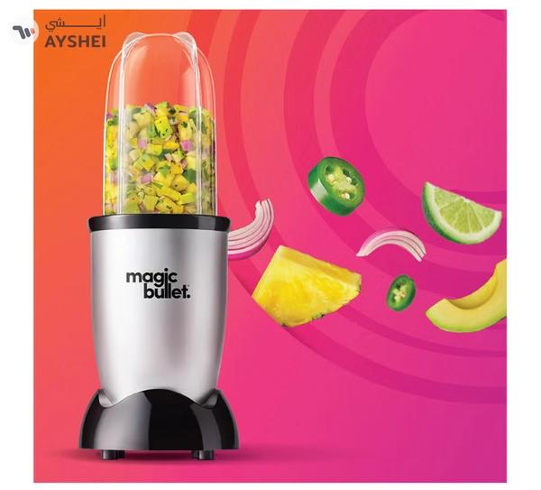 Magic Bullet 9-Piece High-Speed Blender/Mixer System 532 ml 400 W MB4-1012 Silver/Clear/Black