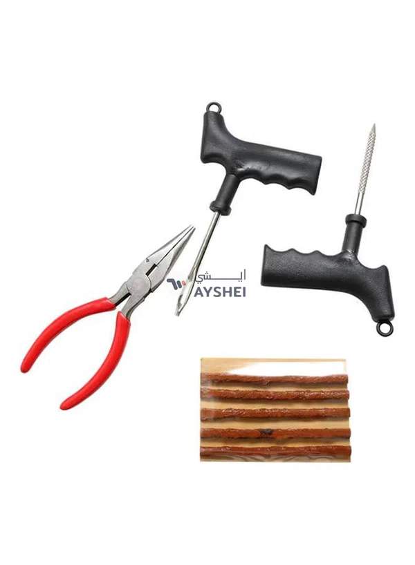 Generic 4-Piece Tubeless Tyre Puncture Repair Kit