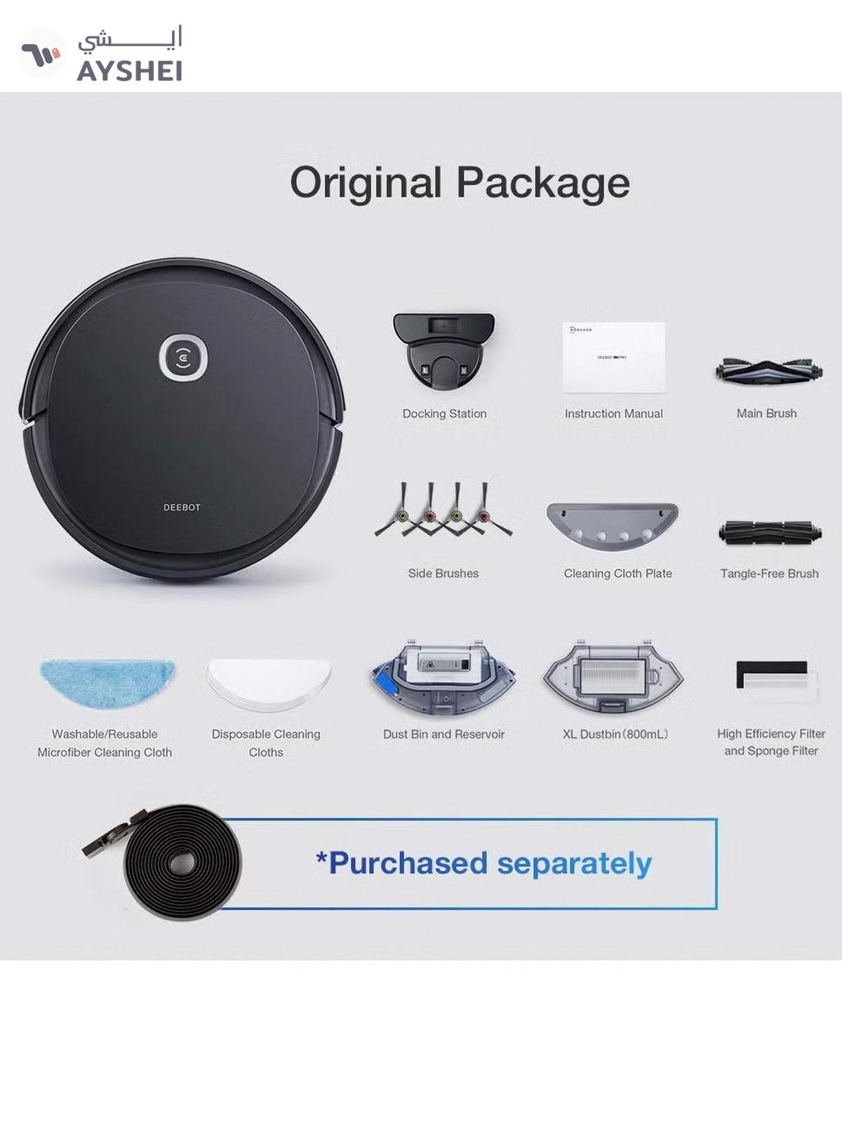 ecovacs DEEBOT U2 PRO 2-in-1 Robotic Vacuum Cleaner-4-4