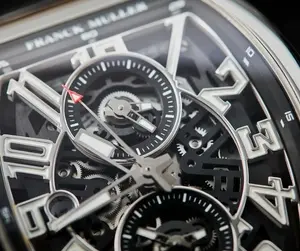 Franck Muller Master Banker Skelton 45mm Steel Case with Leather | Condition: New | Year of production 2026 | Original box | Original papers