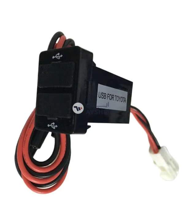 OUTAD Universal Double USB Car Mobile Charger Black