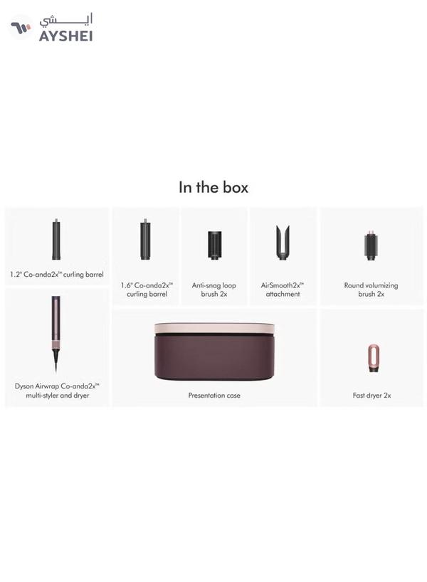 Dyson Airwrap Co-anda2x™ multi-styler and dryer Straight+Wavy Jasper Plum