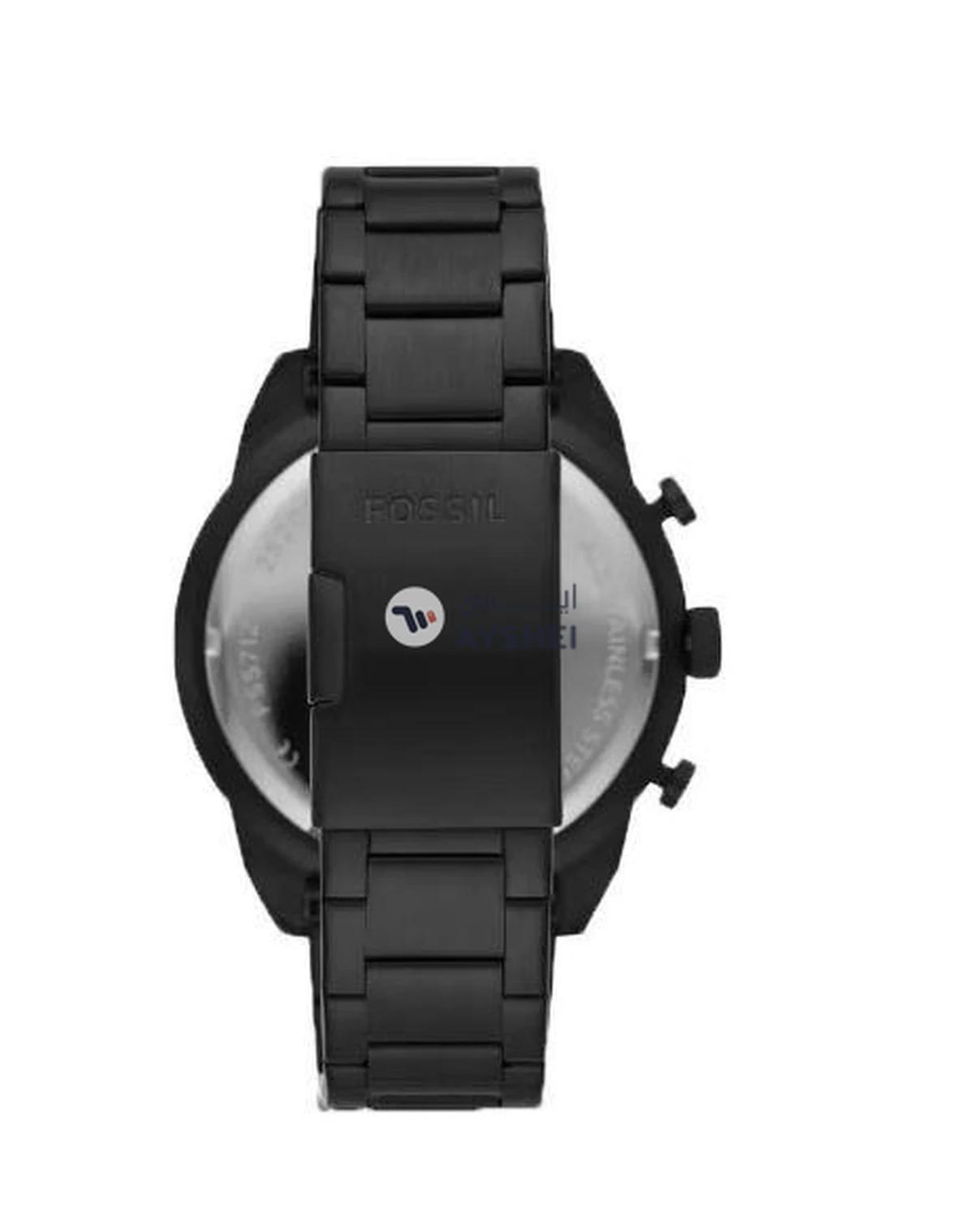 FOSSIL Men's Bronson Chronograph Watch FS5712 - 50 mm - Black-0-portrait