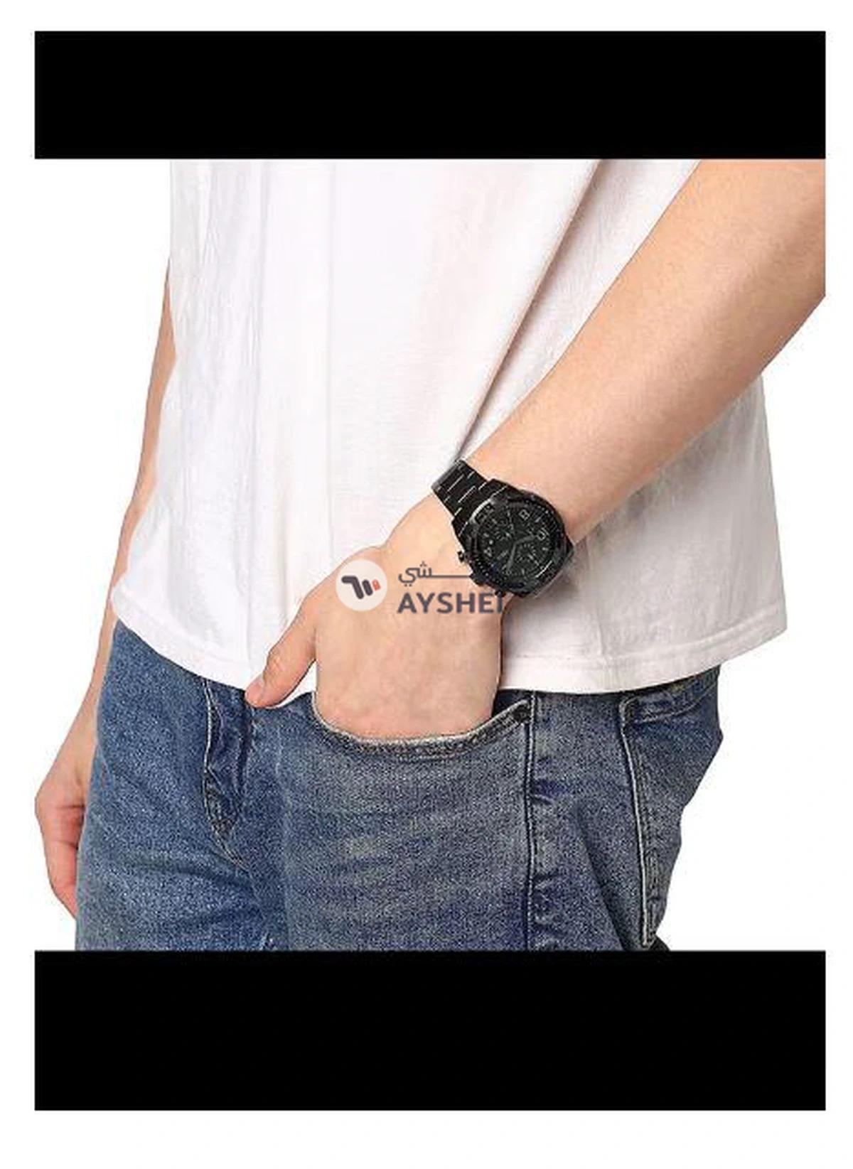 FOSSIL Men's Bronson Chronograph Watch FS5712 - 50 mm - Black-1-portrait