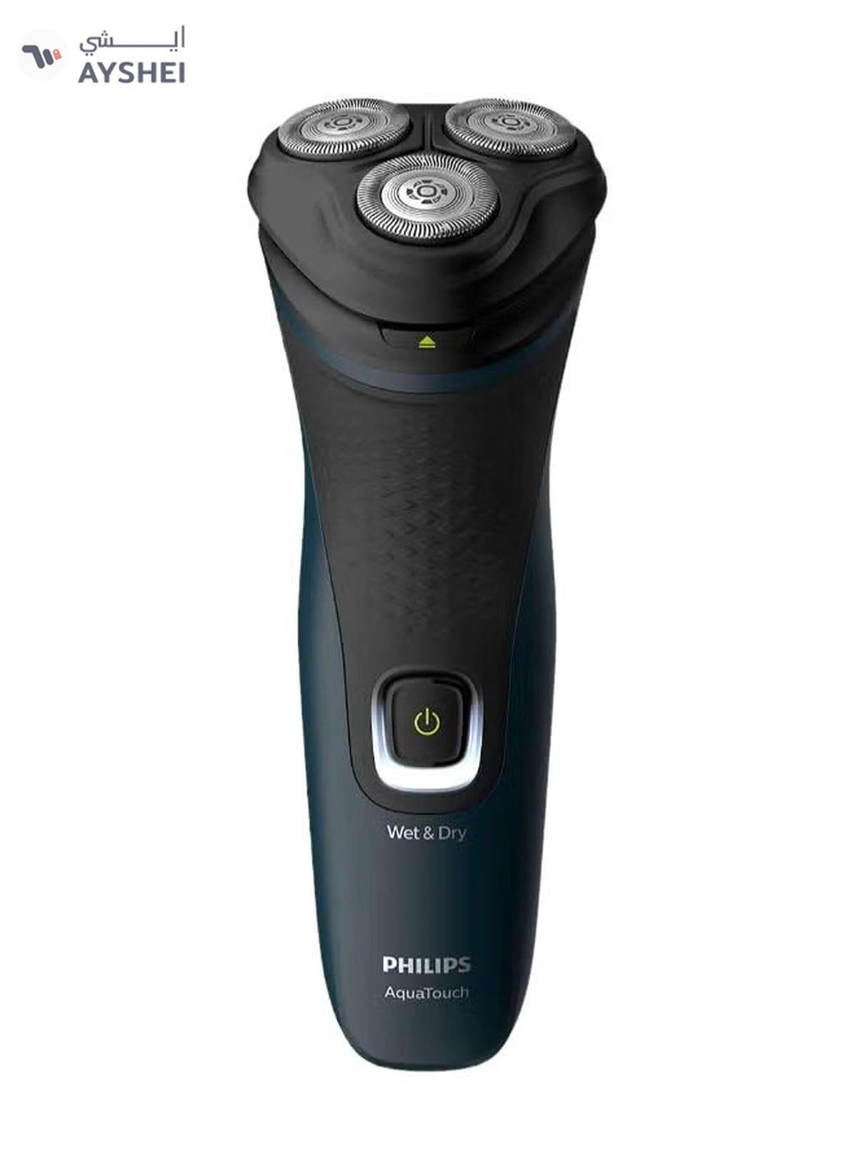 Philips Shaver Series 1000 Wet Or Dry Electric Shaver S1121/40, 2 Years Warranty Black/Blue-0-portrait