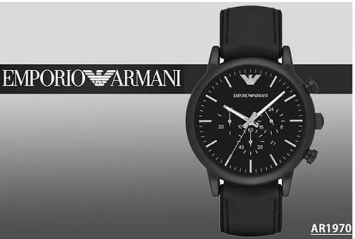 Emporio Armani Men Luigi Water Resistant Chronograph Watch AR1970-4-4