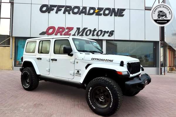 3 YRS DEALER WTY AND SP | USED 2024 JEEP WRANGLER 4DR SAHARA WHITE | ORZ CUSTOM BUILT | BANK FINANCE