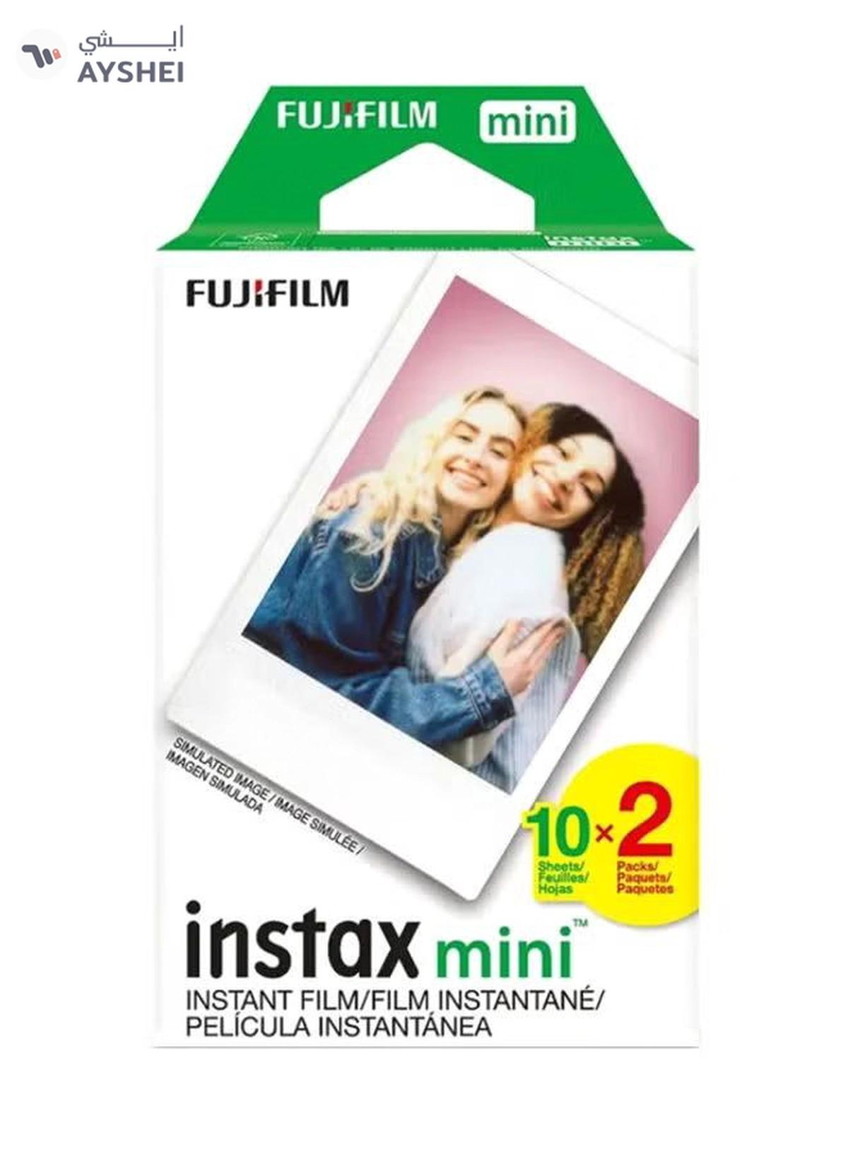 FUJIFILM 20-Sheet Instax Instant Mini Film 86*54mm Multicolour-0-0