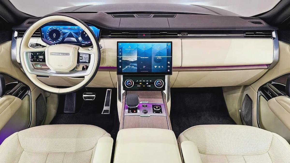 RANGE ROVER - VOGUE - FIRST EDITION - V8 P530 - GCC SPECS - UNDER WARRANTY - 2022 MODEL - GRAY/WHITE-1-1