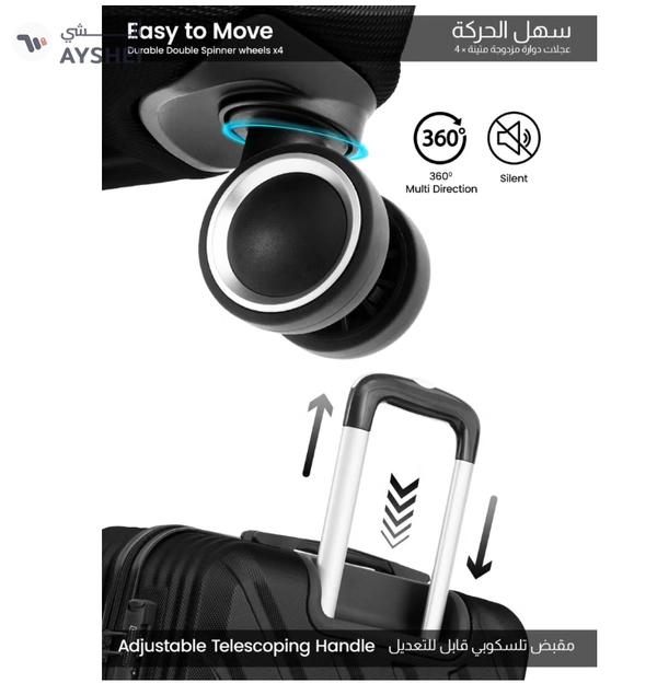 PARAJOHN Prisma Series Set of 3 Luggage