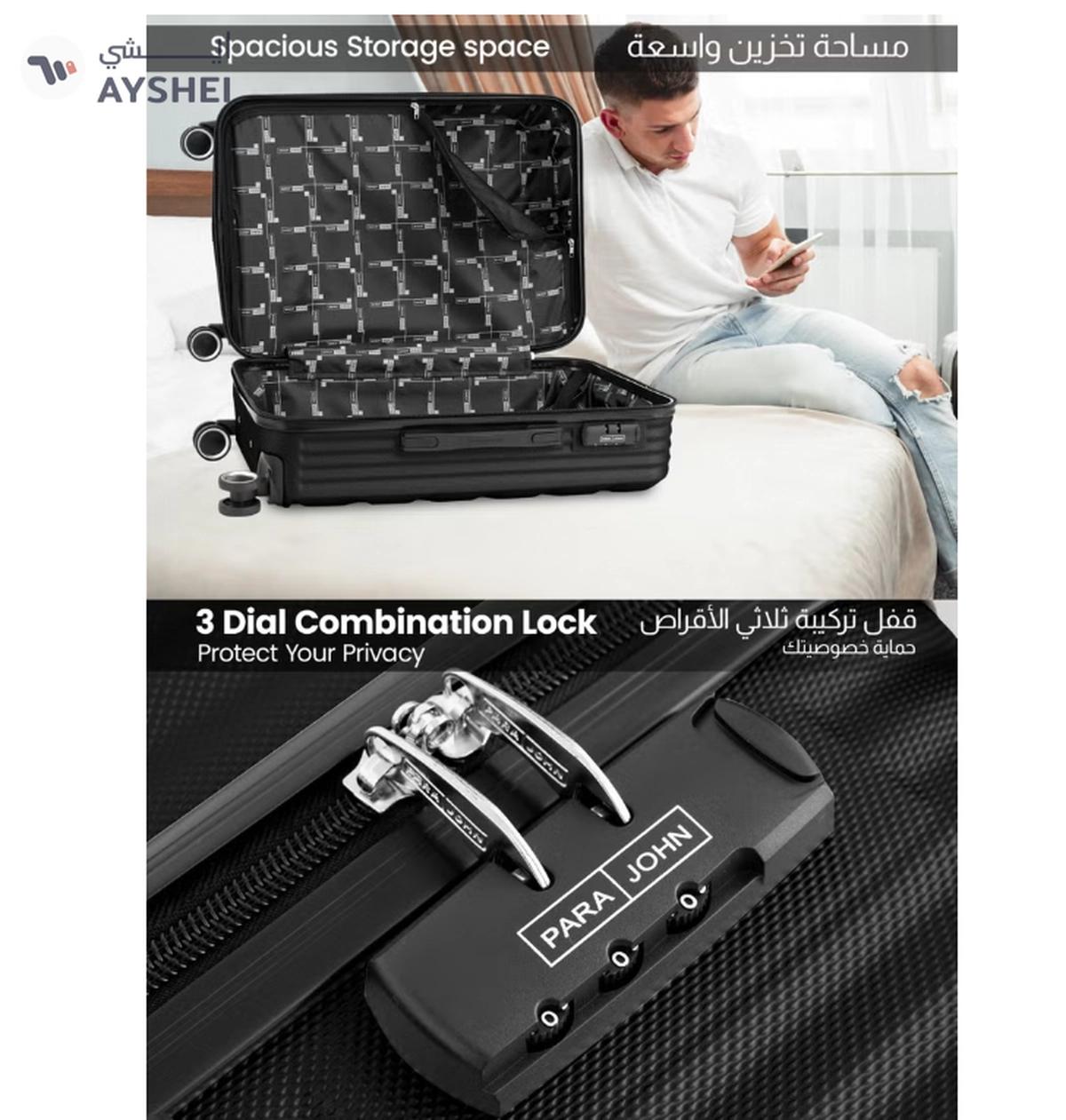 PARAJOHN Prisma Series Set of 3 Luggage-5-5