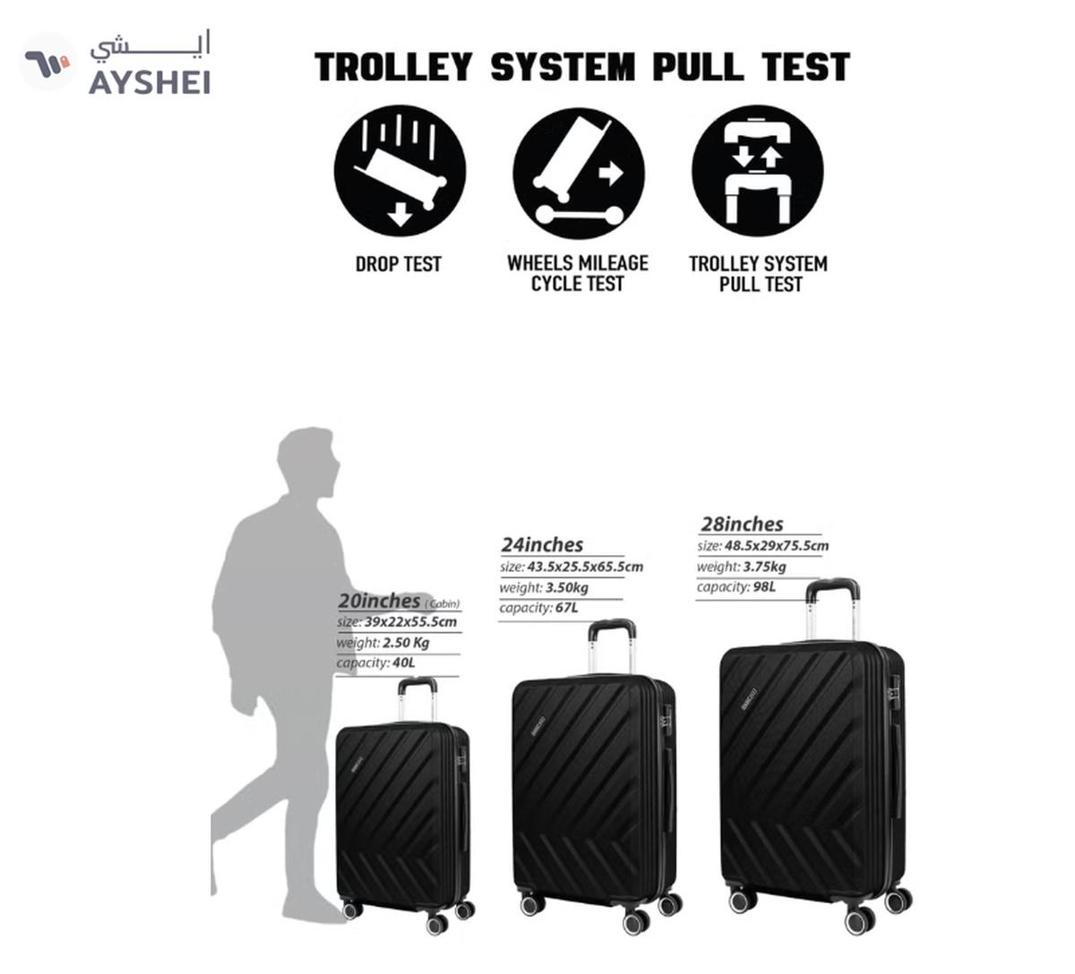 PARAJOHN Prisma Series Set of 3 Luggage-4-4