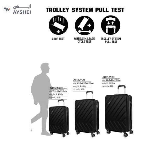 PARAJOHN Prisma Series Set of 3 Luggage