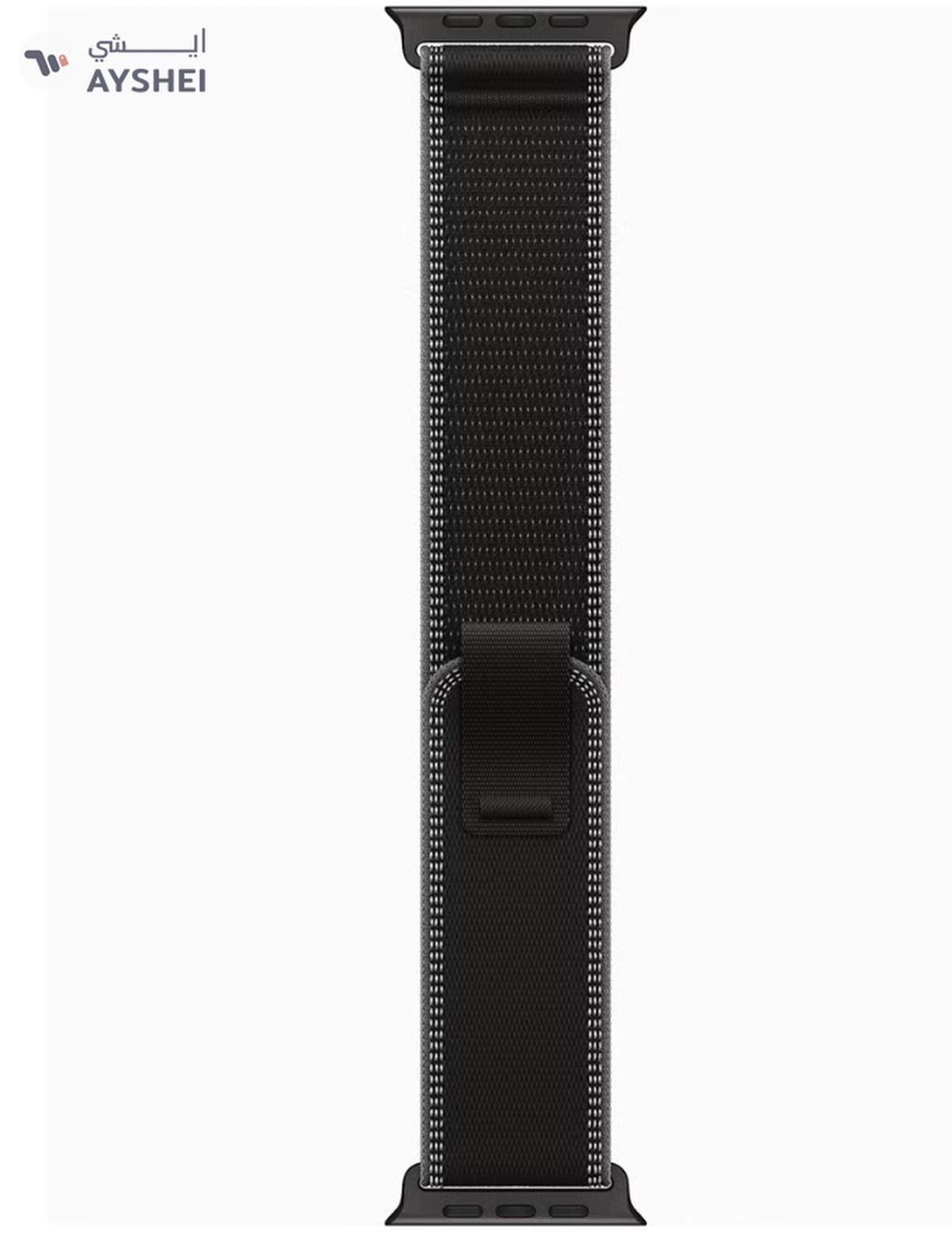 Apple Watch Ultra 3 GPS + Cellular 49mm (TDRA Version) Black Titanium Case With Black/Charcoal Trail Loop - S/M-2-2