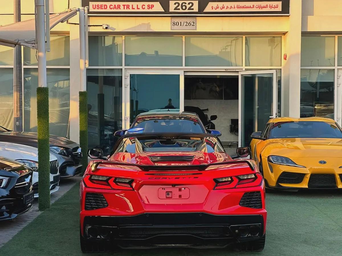 CHEVROLET CORVETTE C8 3LT GCC 2023 70th anniversary Hardtop Convertible Free Contract Service Till-3-3