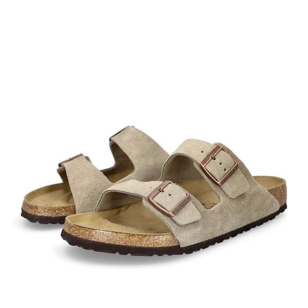 Birkenstock Arizona Suede Two-Strap Sandals