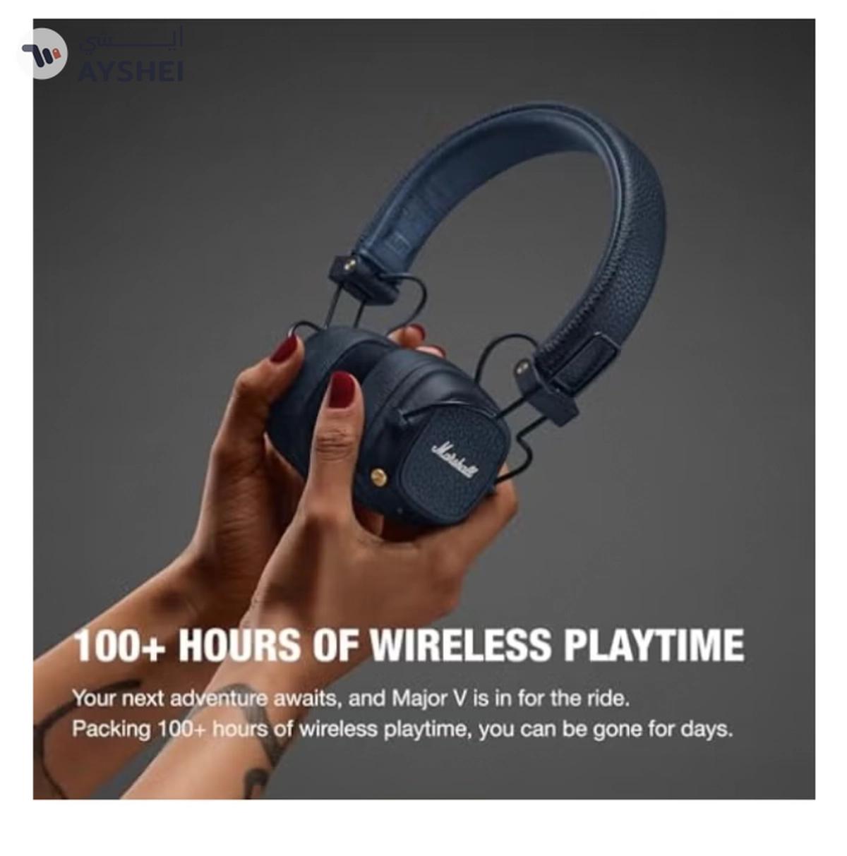 Marshall Major V Bluetooth Headphones - Foldable Bluetooth Wireless Headphones-5-5