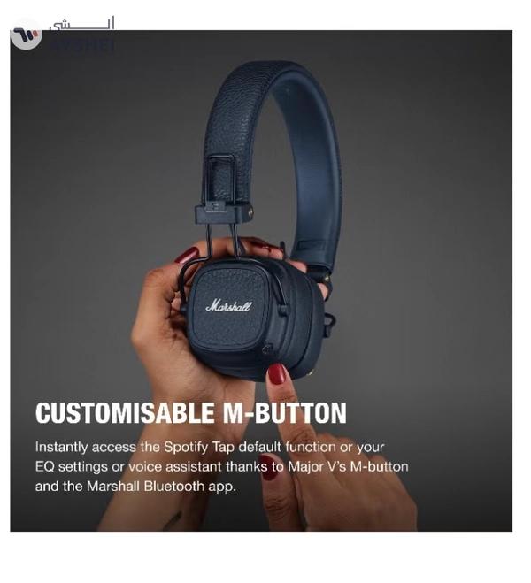 Marshall Major V Bluetooth Headphones - Foldable Bluetooth Wireless Headphones