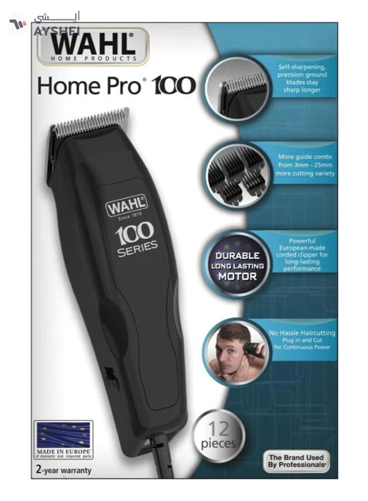WAHL Home Pro 100 Hair Clipper Kit Black/Clear-2-2