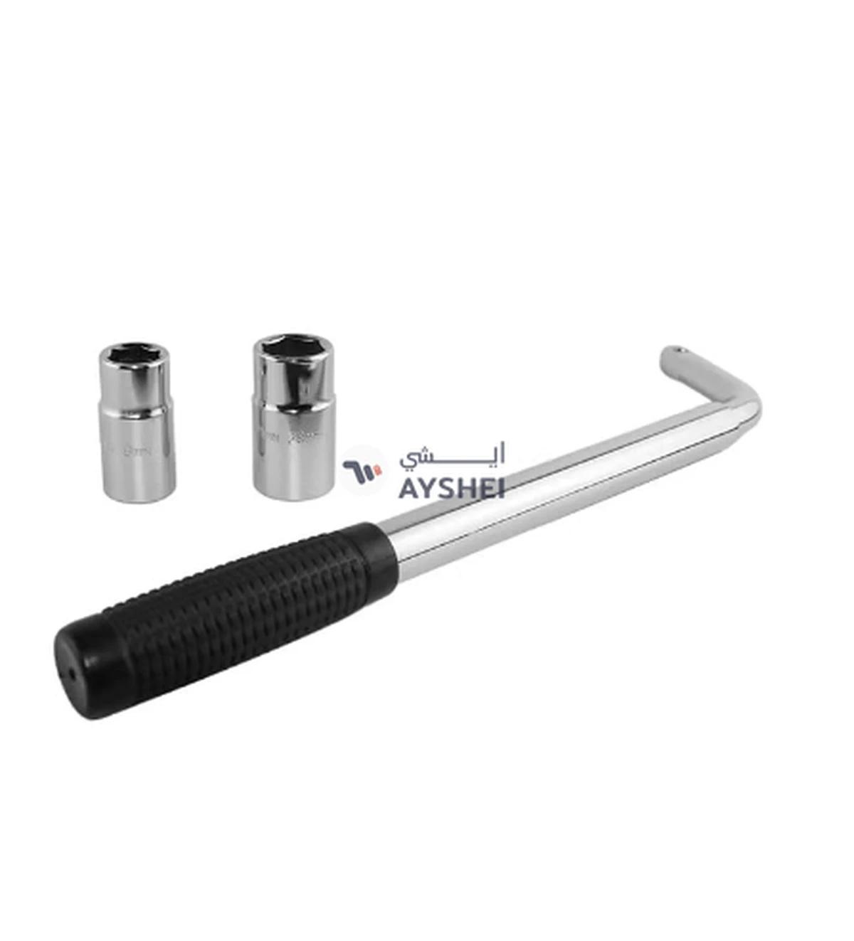 OUTAD L-Typed Spanner Lug Wrench With Sockets Repair Tool-1-1