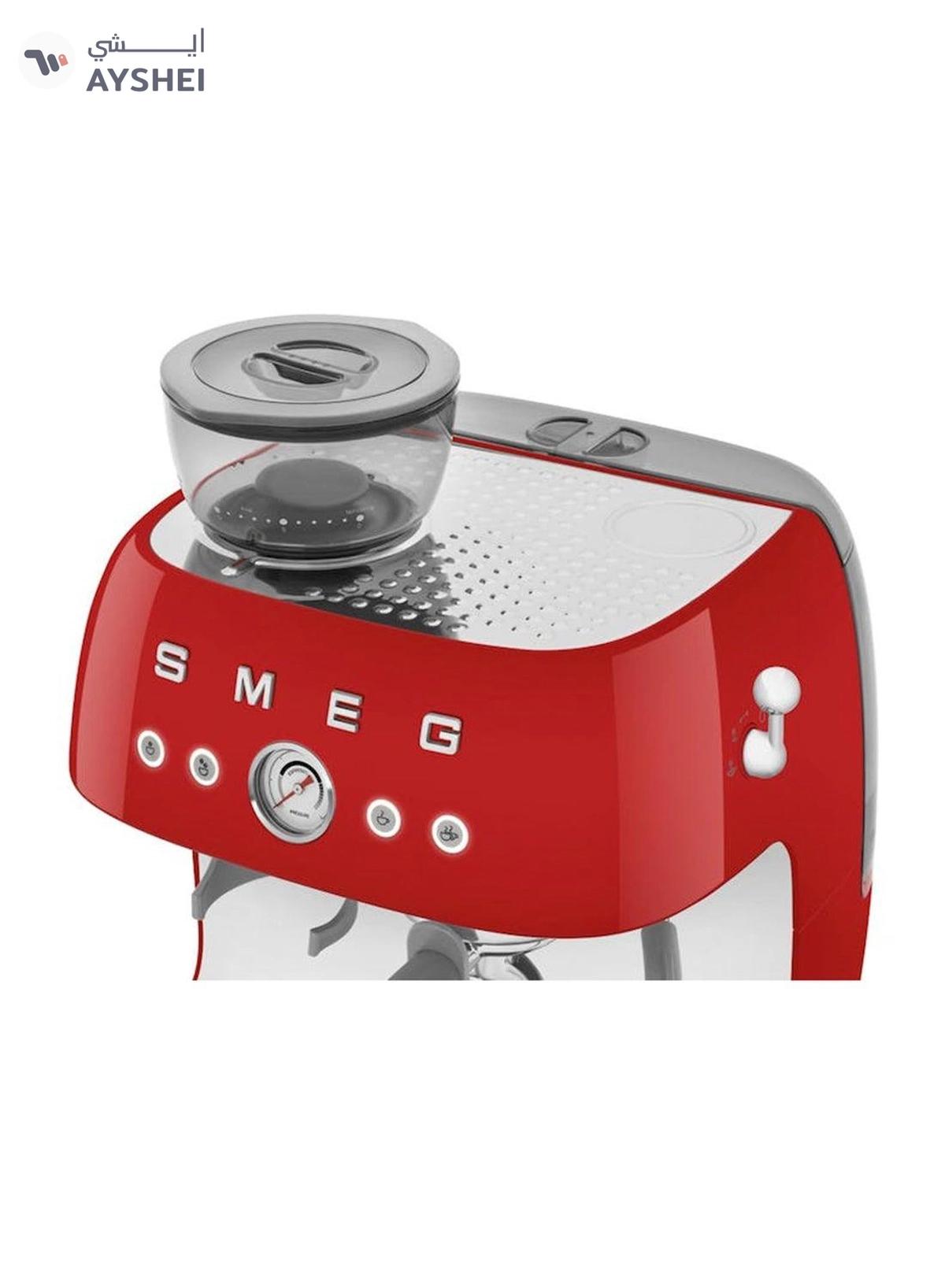 smeg ‘50’s Style’ Coffee Machine with Built in Grinder 0.01 L 1600 W EGF03RDAU Red-1-1